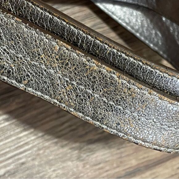 Coach Butterfly Bandana Graffiti Diaper Bag Metallic Silver Pink Yellow - Picture 9 of 17